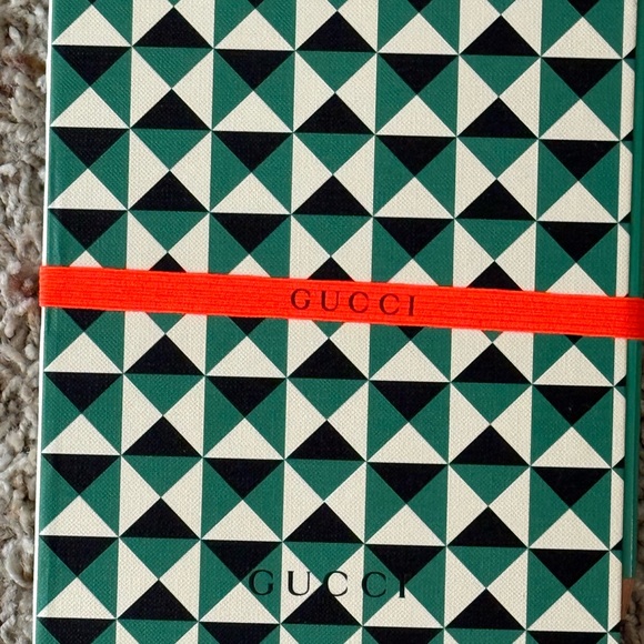 Gucci Other - Gucci Green and Black Geometric Notebook